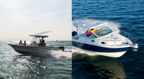 center consoles vs walkaround boats