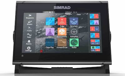 simrad-GO9-XSE-fishfinder-chartplotter-combo Simrad GO9 XSE Fishfinder/Chartplotter combo
