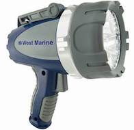west-marine-waterproof-3000-lumen-rechargeable-LED-spotlight West Marine Waterproof 3000-Lumen Rechargeable LED Spotlight